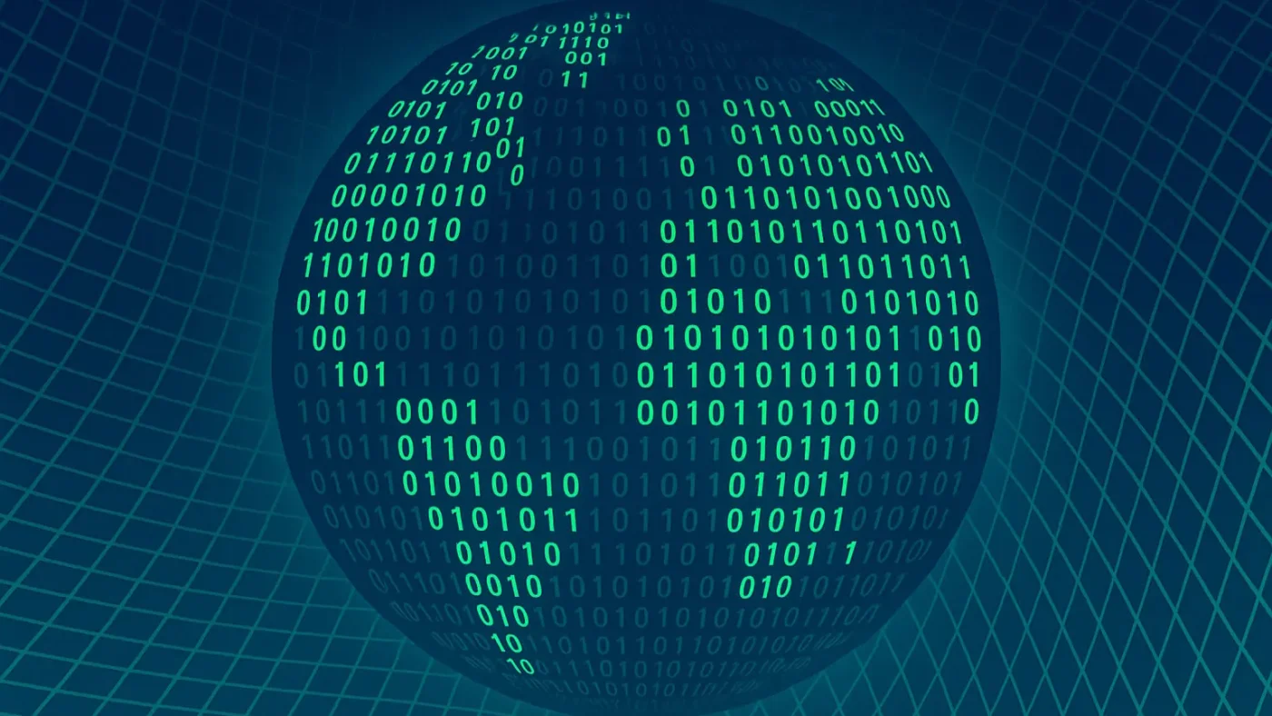 A conceptual image showing interconnected 3D models representing a simulated physical world, with subtle tech giants' logos in the background, illustrating the investment in