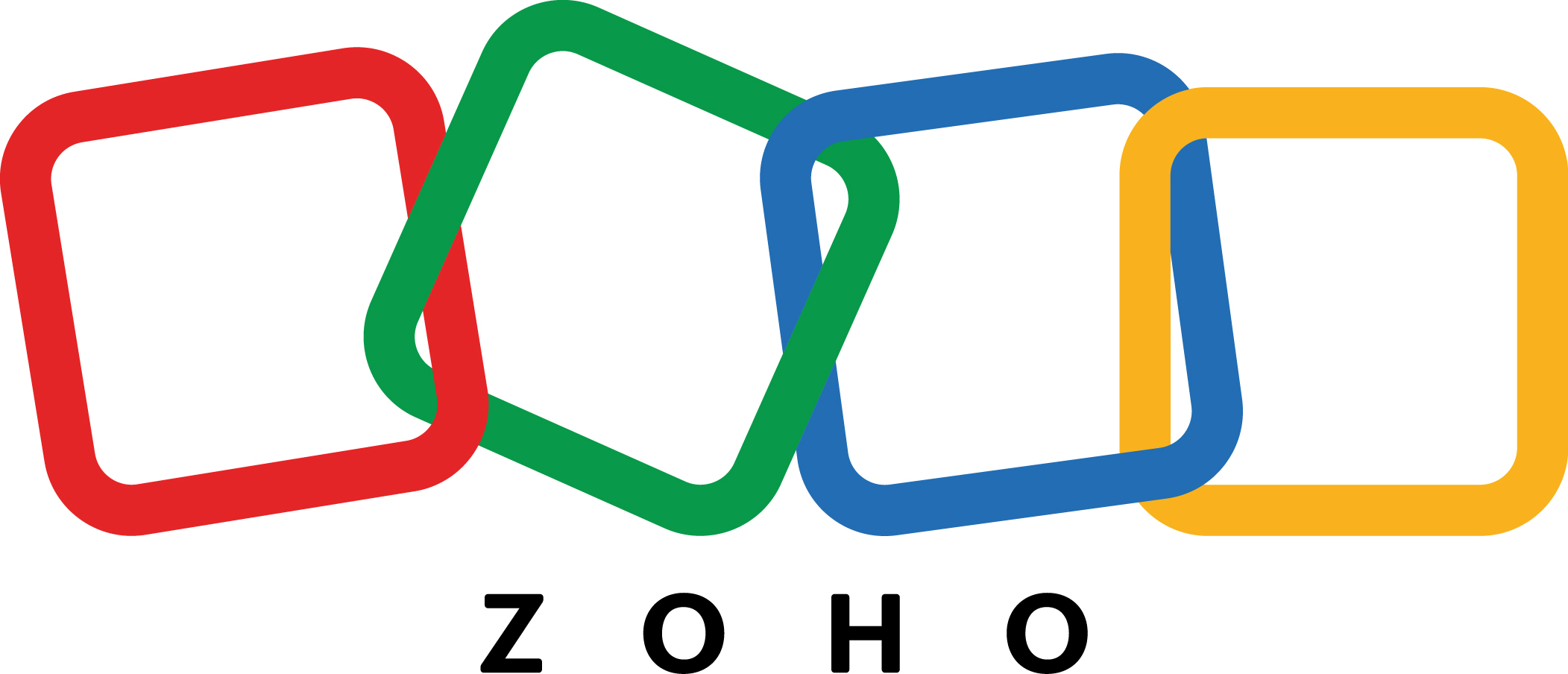A screenshot of the Zoho CRM dashboard displaying sales pipelines and customer data, with a subtle overlay hinting at an Indian business context.