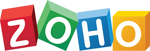 A graphic representation of the Zoho CRM dashboard showing various sales and marketing metrics, with a subtle Indian flag element or a diverse team collaborating.