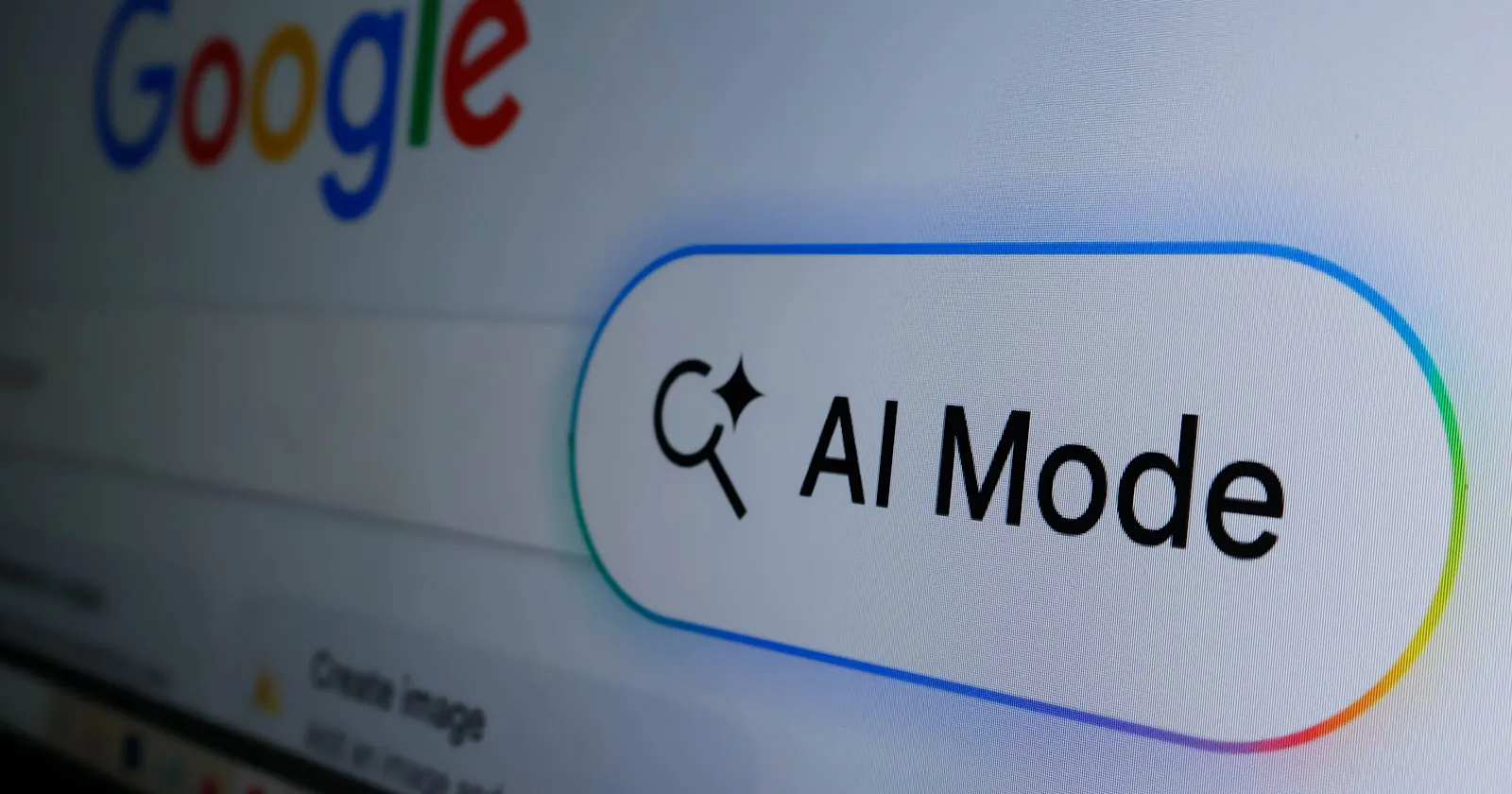 A visual representation of Google's AI Mode information agents, showing data streams and proactive monitoring