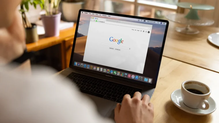 Illustration of AI search results and SEO analytics for an Indian marketing team