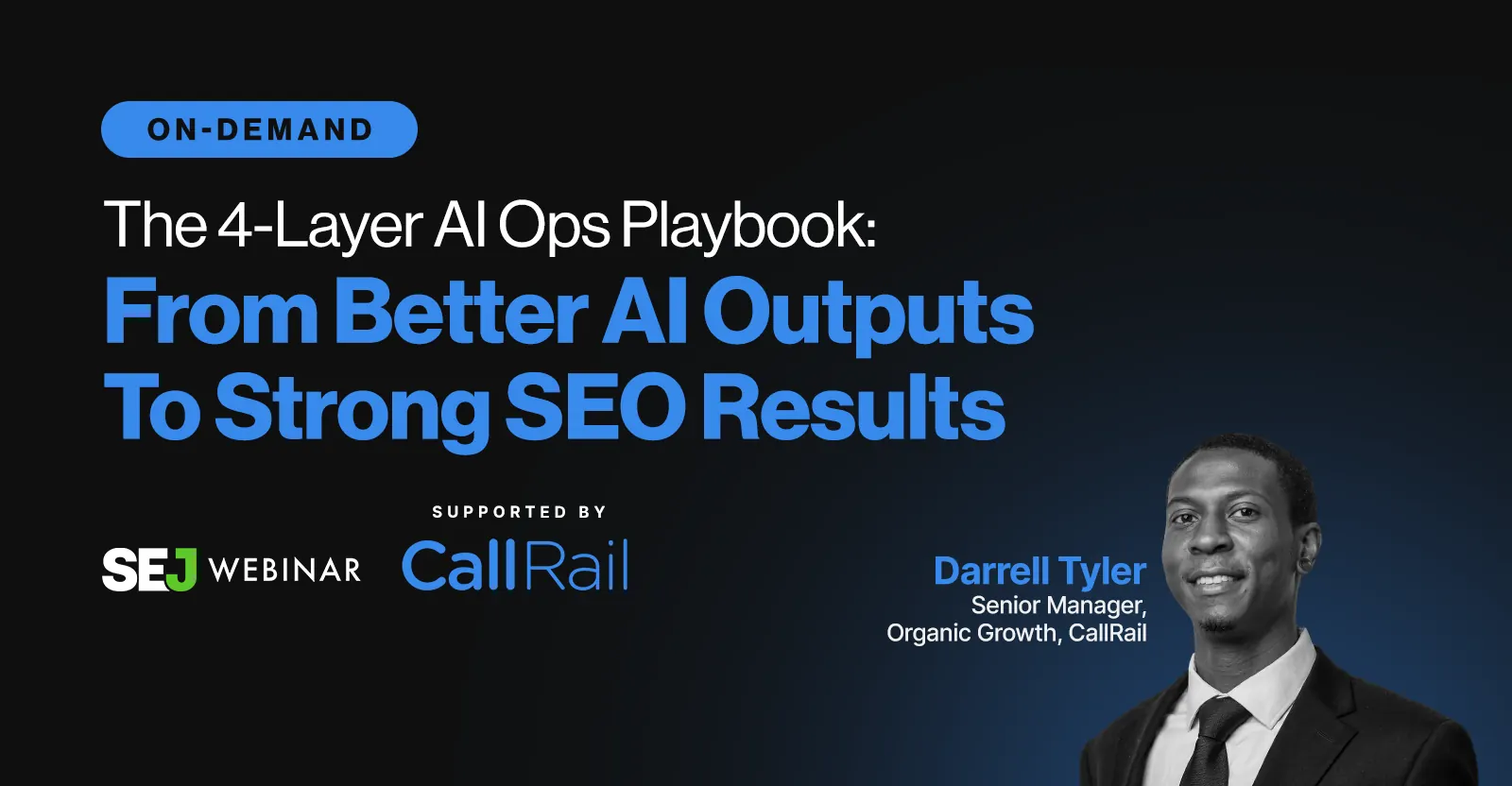 Diagram illustrating a four-layer AI operations framework for SEO, showing knowledge, workflow, governance, and application layers.