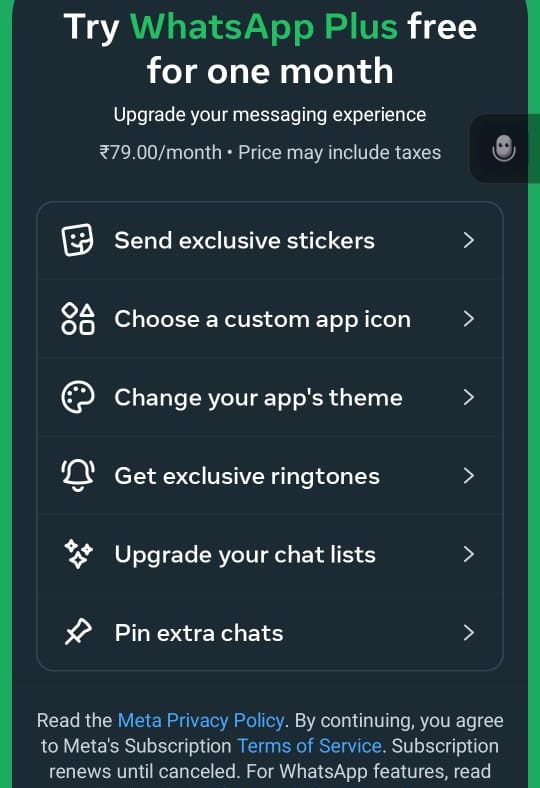 A split image showing the current WhatsApp interface on one side and a conceptual "WhatsApp Plus" interface on the other, with utility features emphasized.