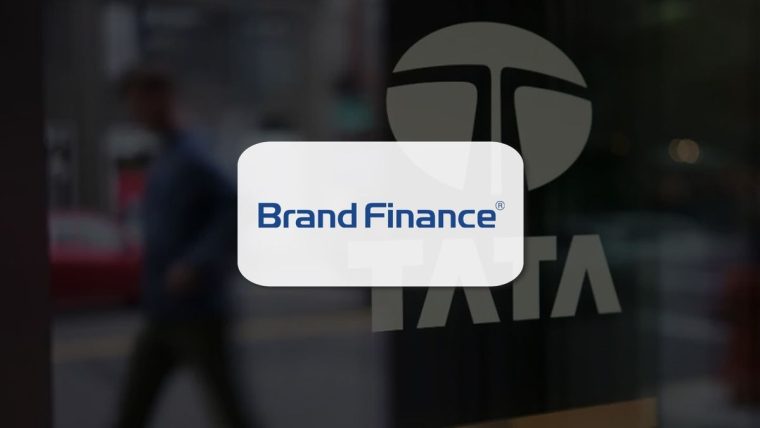 Logos of Tata, Infosys, and LIC, representing India's most valuable brands in 2026.