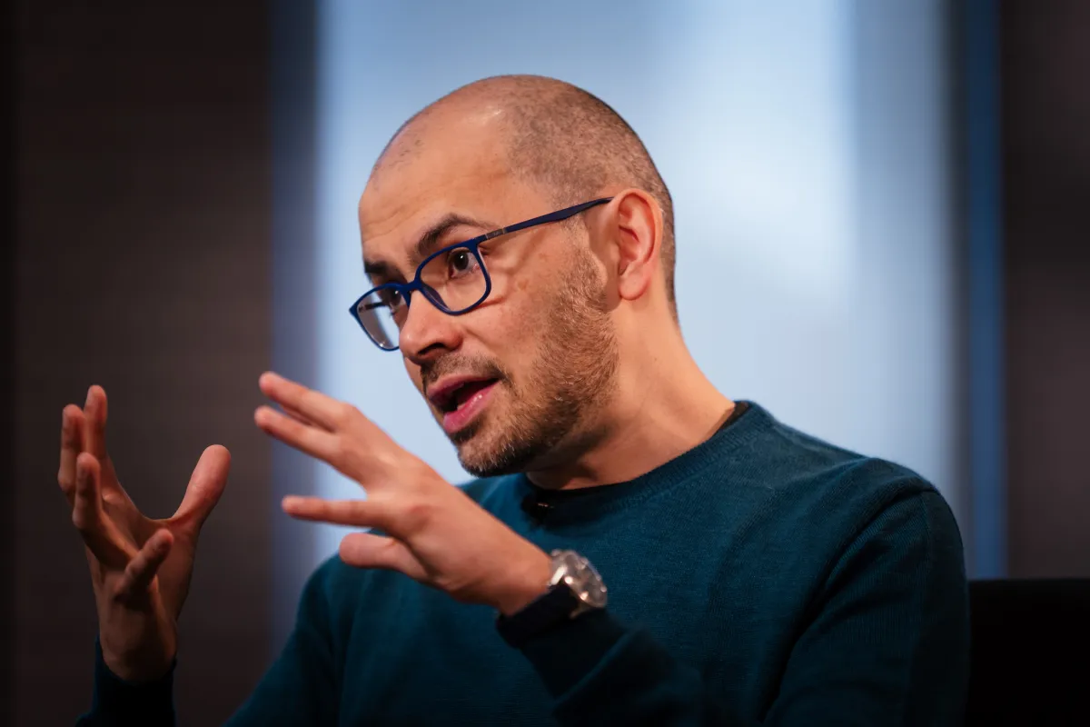 Demis Hassabis, CEO of Google DeepMind, speaking at a technology conference about AI regulation.