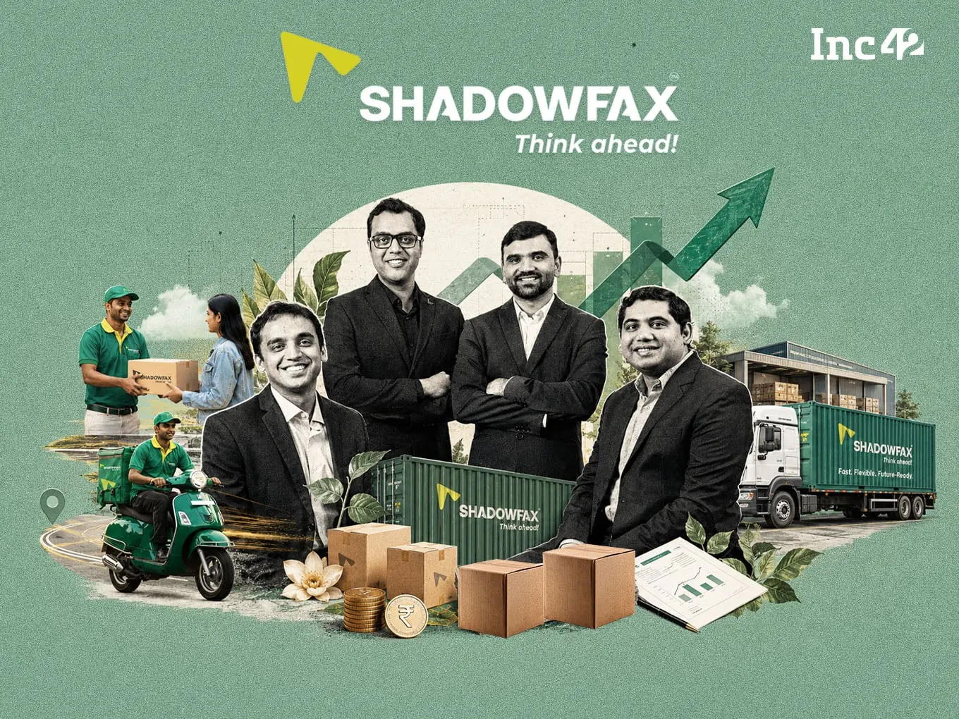 Shadowfax delivery motorcycle and ecommerce parcels in urban India