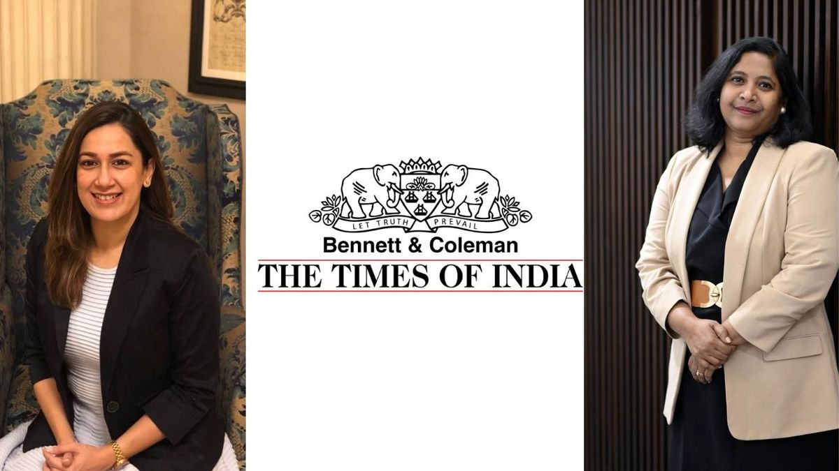 Ruchira Kanwal and Madhurita Sengupta, new leaders at Bennett Coleman & Co.