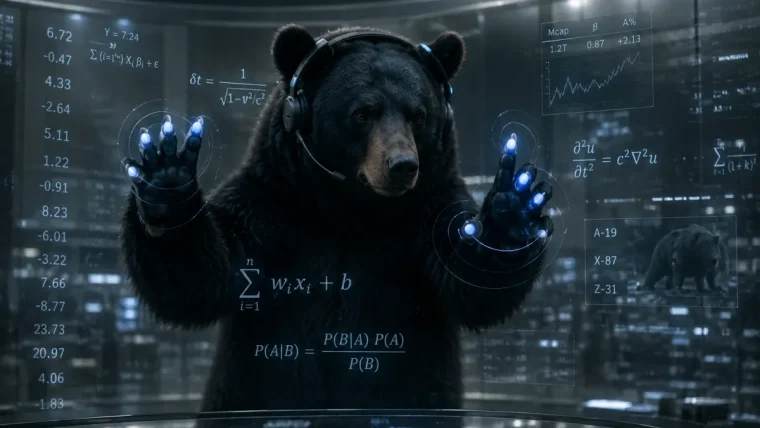 Conceptual illustration of a bear at a campsite representing an autonomous AI agent persistently trying to break into digital systems, symbolising the Hugging Face breach