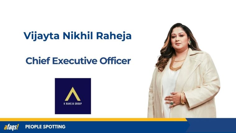 Vijayta Nikhil Raheja, newly appointed CEO of K Raheja Group, in a professional portrait
