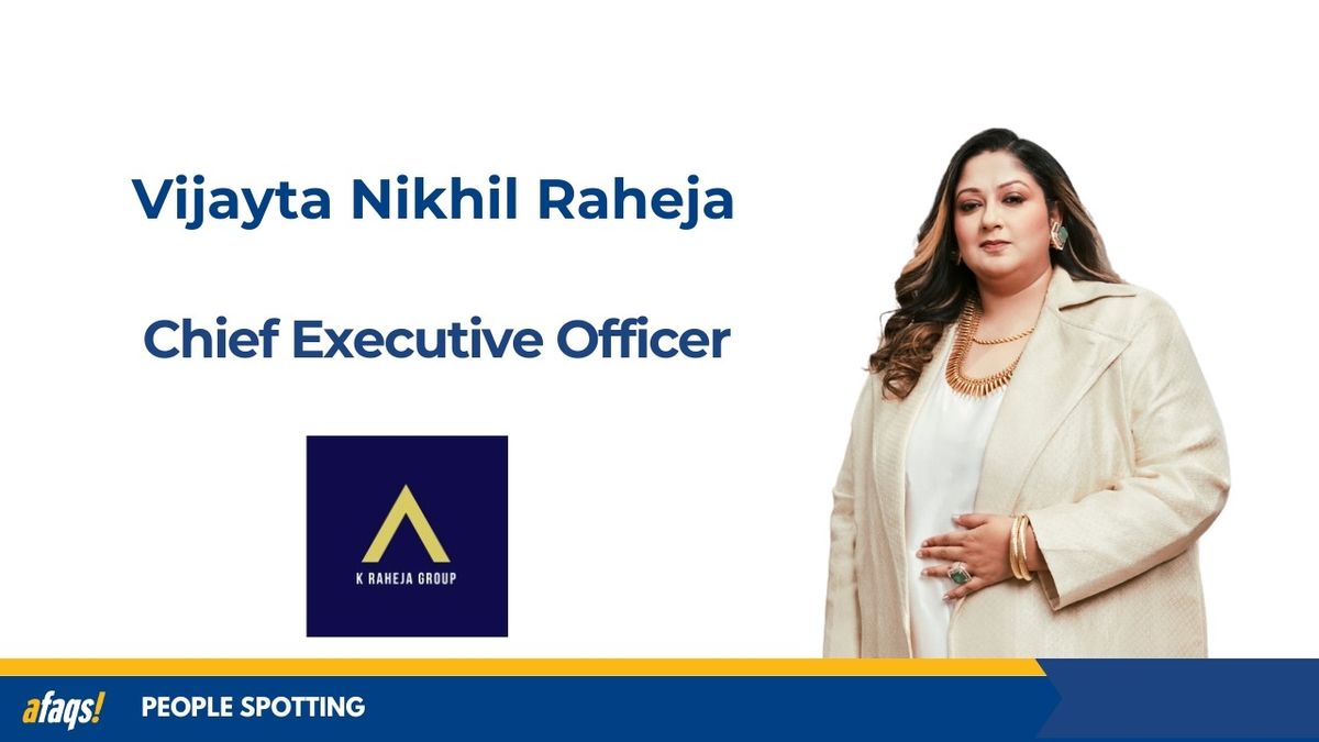 Vijayta Nikhil Raheja, newly appointed CEO of K Raheja Group, in a professional portrait