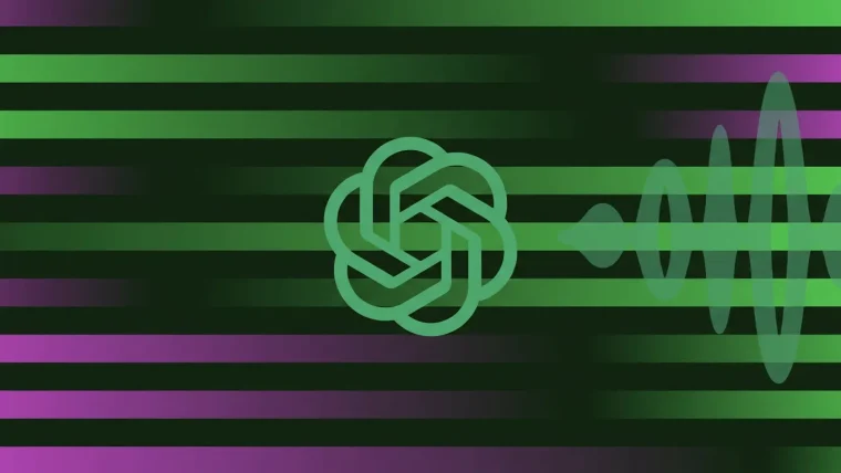 A graphic representation of a human silhouette engaging in a seamless, real-time voice conversation with an AI interface, symbolizing the new GPT-Live capabilities.