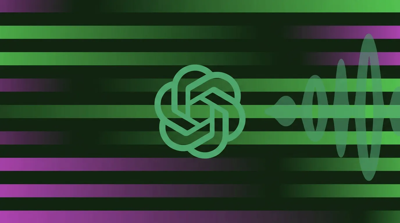 A graphic representation of a human silhouette engaging in a seamless, real-time voice conversation with an AI interface, symbolizing the new GPT-Live capabilities.