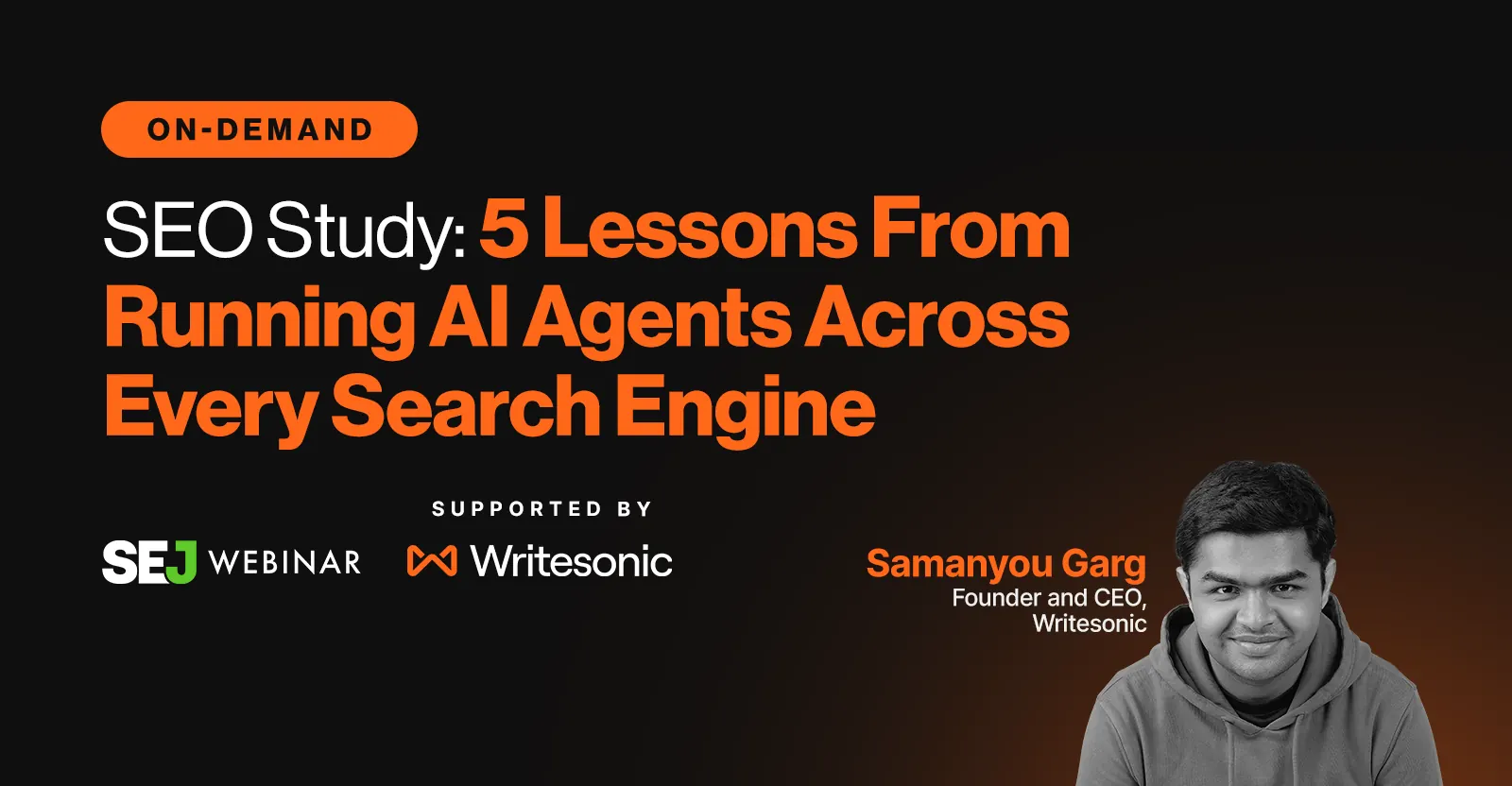 A digital interface showing AI agents working on SEO data and search results, with graphs illustrating lead growth.