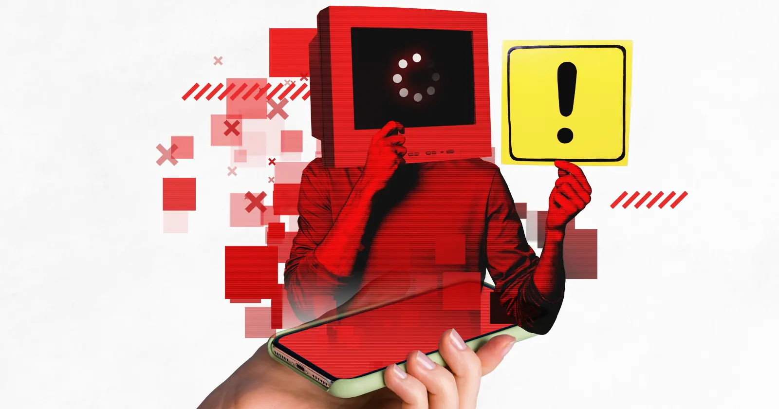 A digital lock icon superimposed over a web browser window, illustrating web security and AI agent protection.