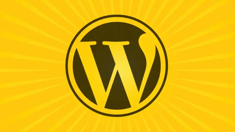The WordPress logo displayed prominently against a backdrop of programming code, symbolizing the technical updates in version 7.0.1.