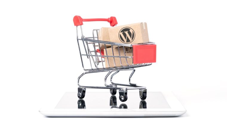Laptop displaying digital ecommerce analytics and enterprise platform management tools.