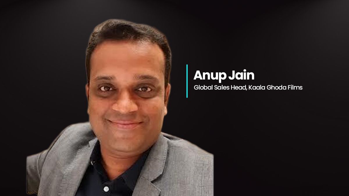 Anup Jain, newly appointed Head of Global Sales at Kaala Ghoda Films