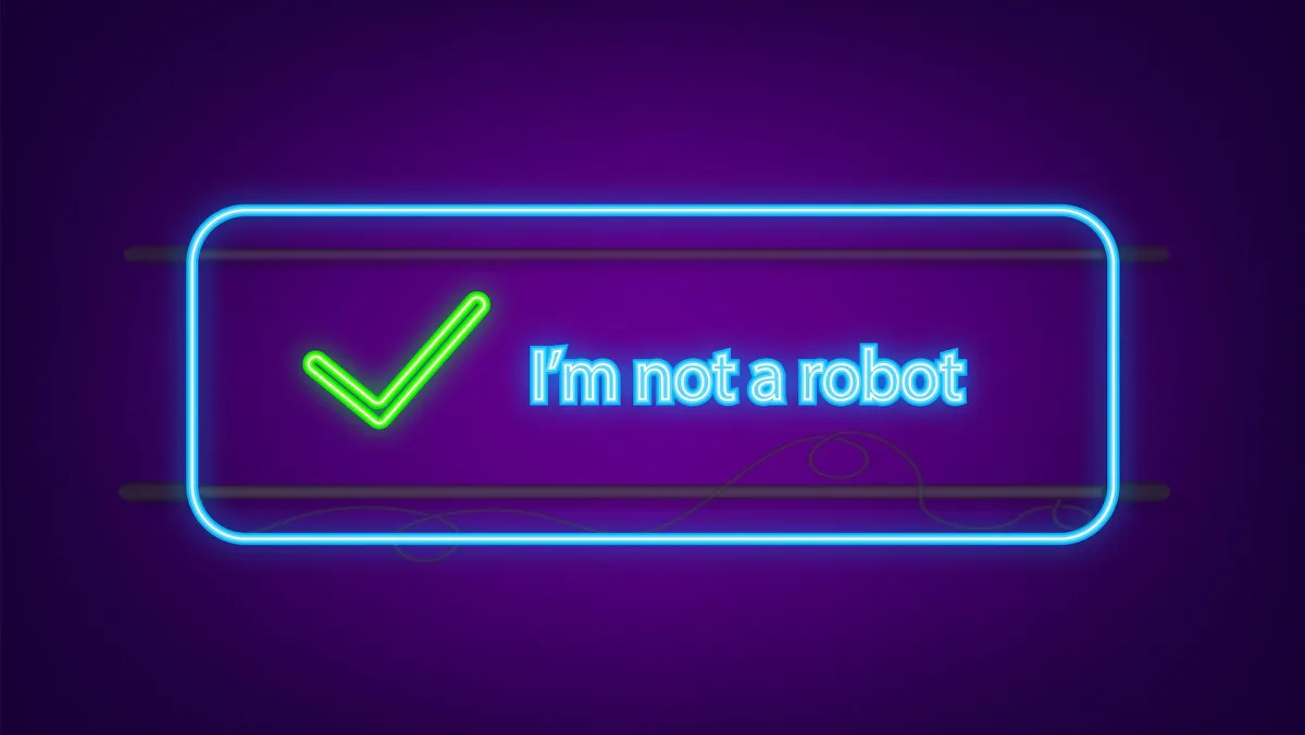 Anthropic logo displayed against a dark background with cybersecurity-themed digital elements