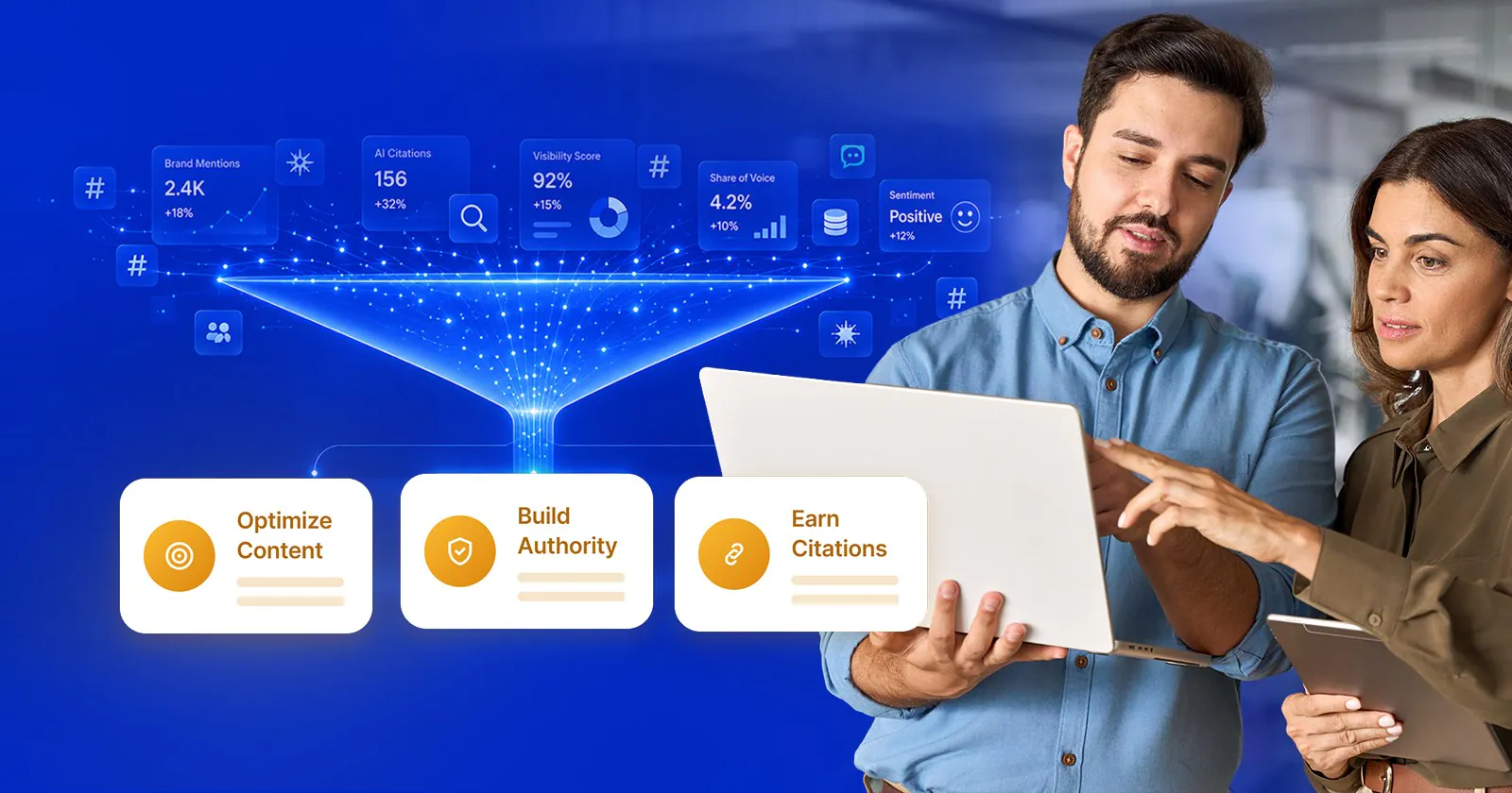 Ahrefs product marketer Constance Tan presenting a webinar on AI visibility metrics and citation tactics for ChatGPT and Google AI Overviews